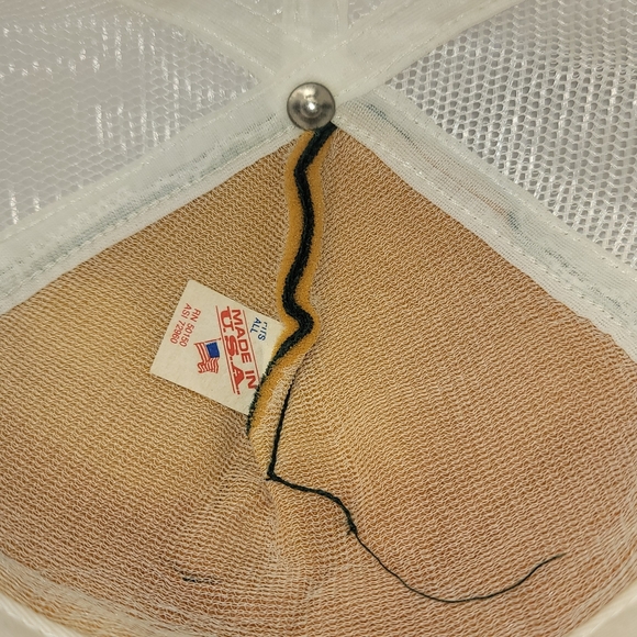 VINTAGE R&J TRANSPORT SNAPBACK TRUCKER HAT MADE IN - Picture 6 of 6